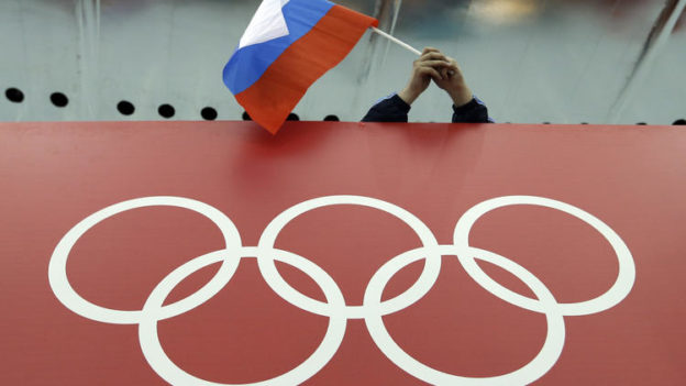 Sochi Olympics Flag and Rings